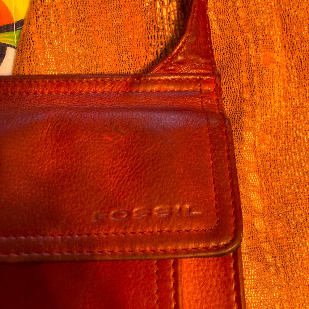 Vintage fossil crossbody purse